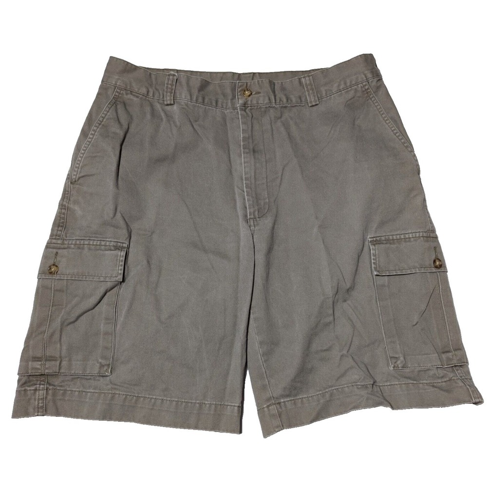 JOS. A. BANK Men Size 38 Cotton Taupe 10" Cargo Shorts